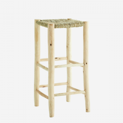 Tabouret bar en bois et...