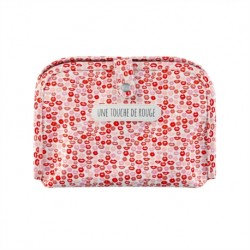 Trousse de maquillage DLP couleur rouge