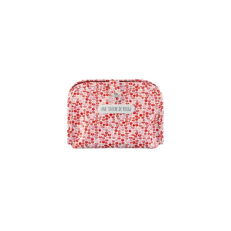 Trousse de maquillage DLP couleur rouge