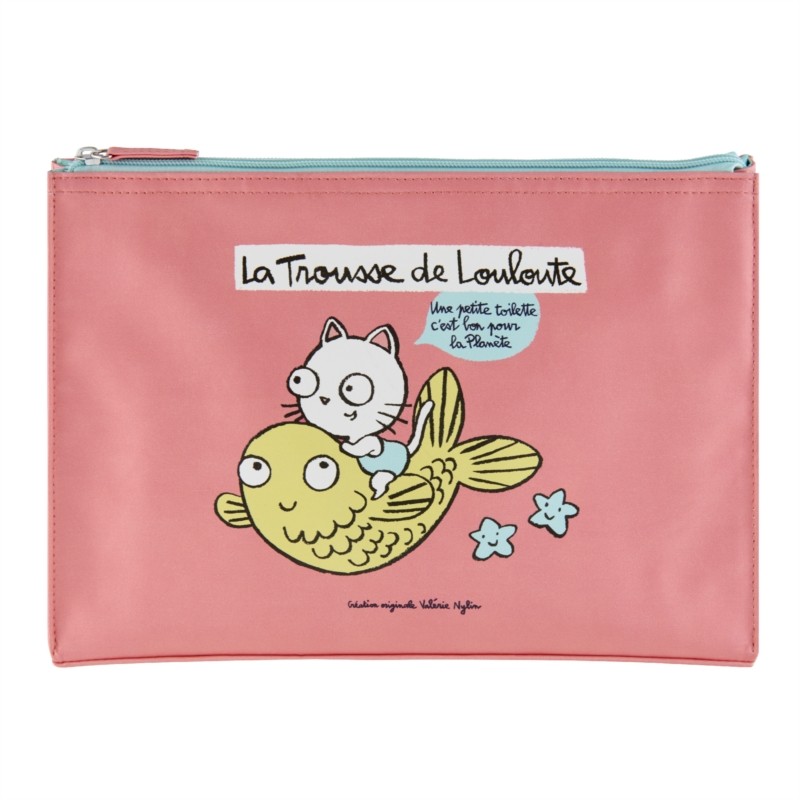 Trousse de toilette DLP enfant rose